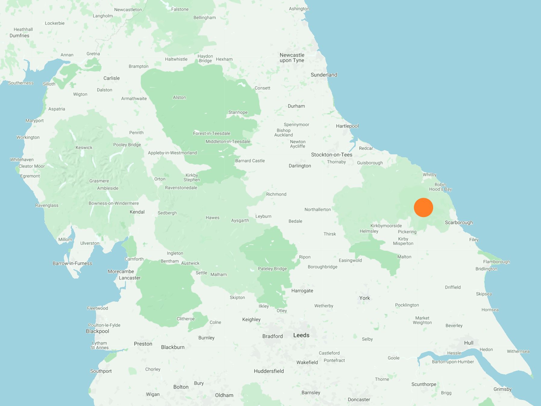 Eastern Area Map With Digital Version Ordnance Survey Explorer OL27 North York Moors 