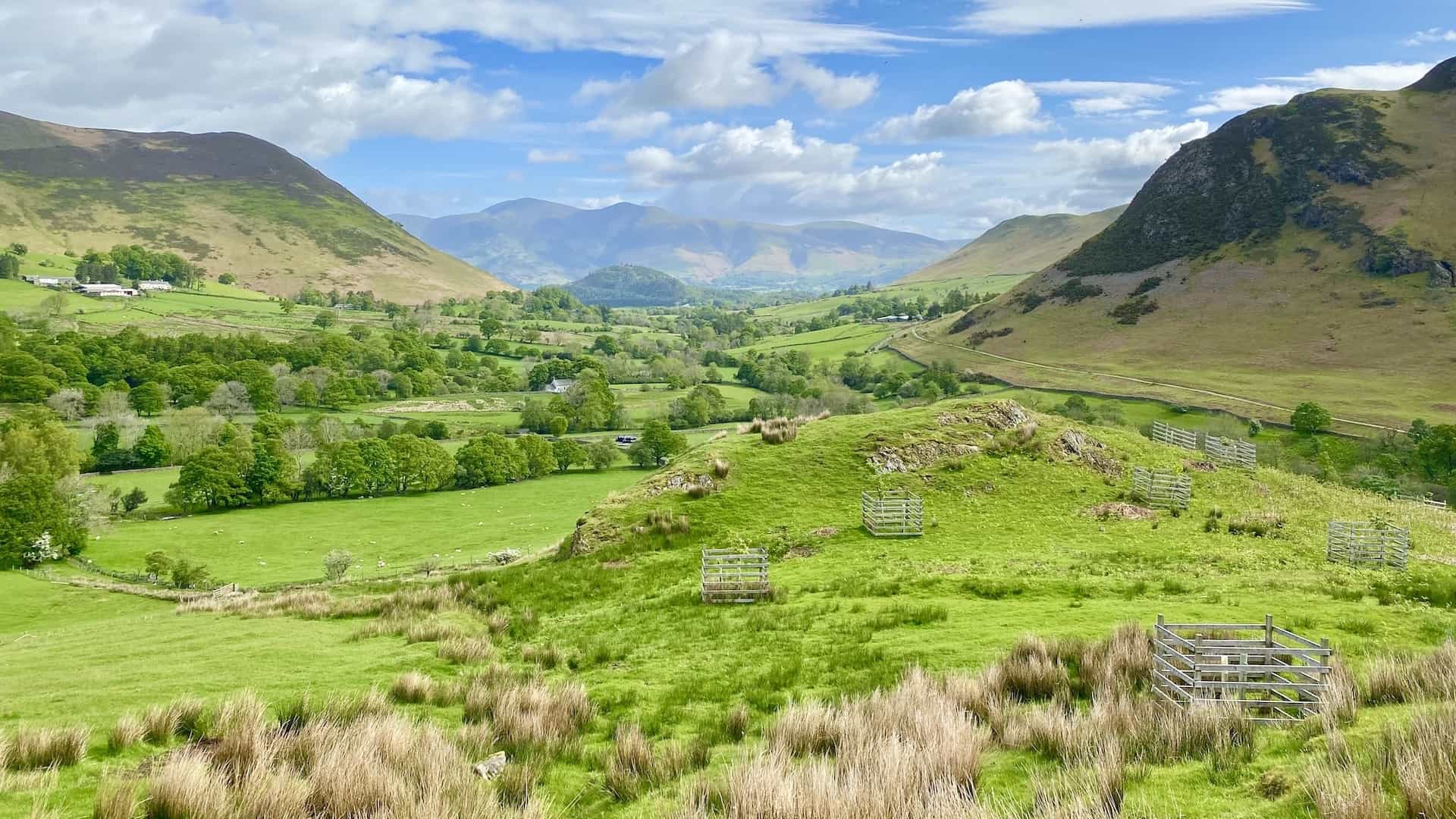 The Lake District National Park is located entirely within the county of Cumbria, North-west England, and covers an area of over 900 square miles. It was established as a national park in 1951, and in 2017 was designated a UNESCO World Heritage Site.