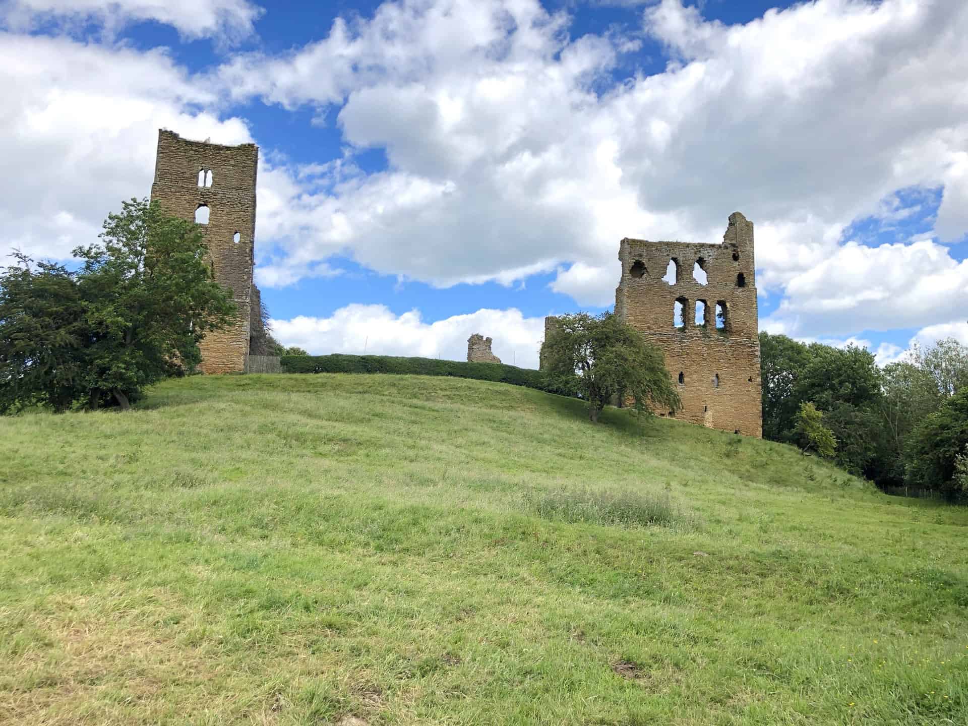 The origins of Sheriff Hutton Castle can be traced back to the reign of King Stephen (circa 1135-1154), when Bertram de Bulmer, Sheriff of York, built a motte and bailey castle in the Forest of Galtres. The castle can be seen on this Sheriff Hutton walk.