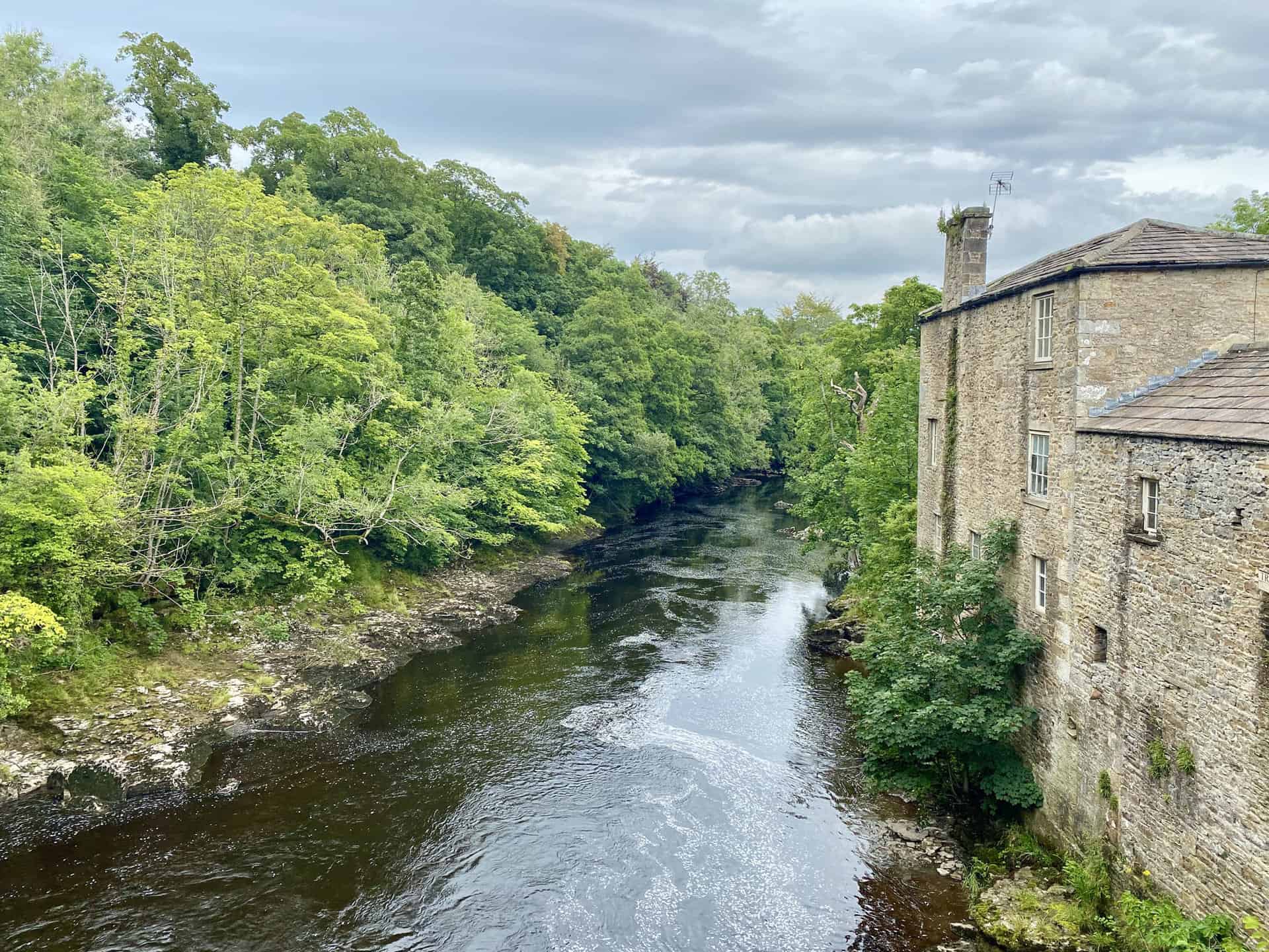 Yore Mill by the side of the River Ure at Aysgarth Falls. From number 20 in my list of the best walks in the Yorkshire Dales.