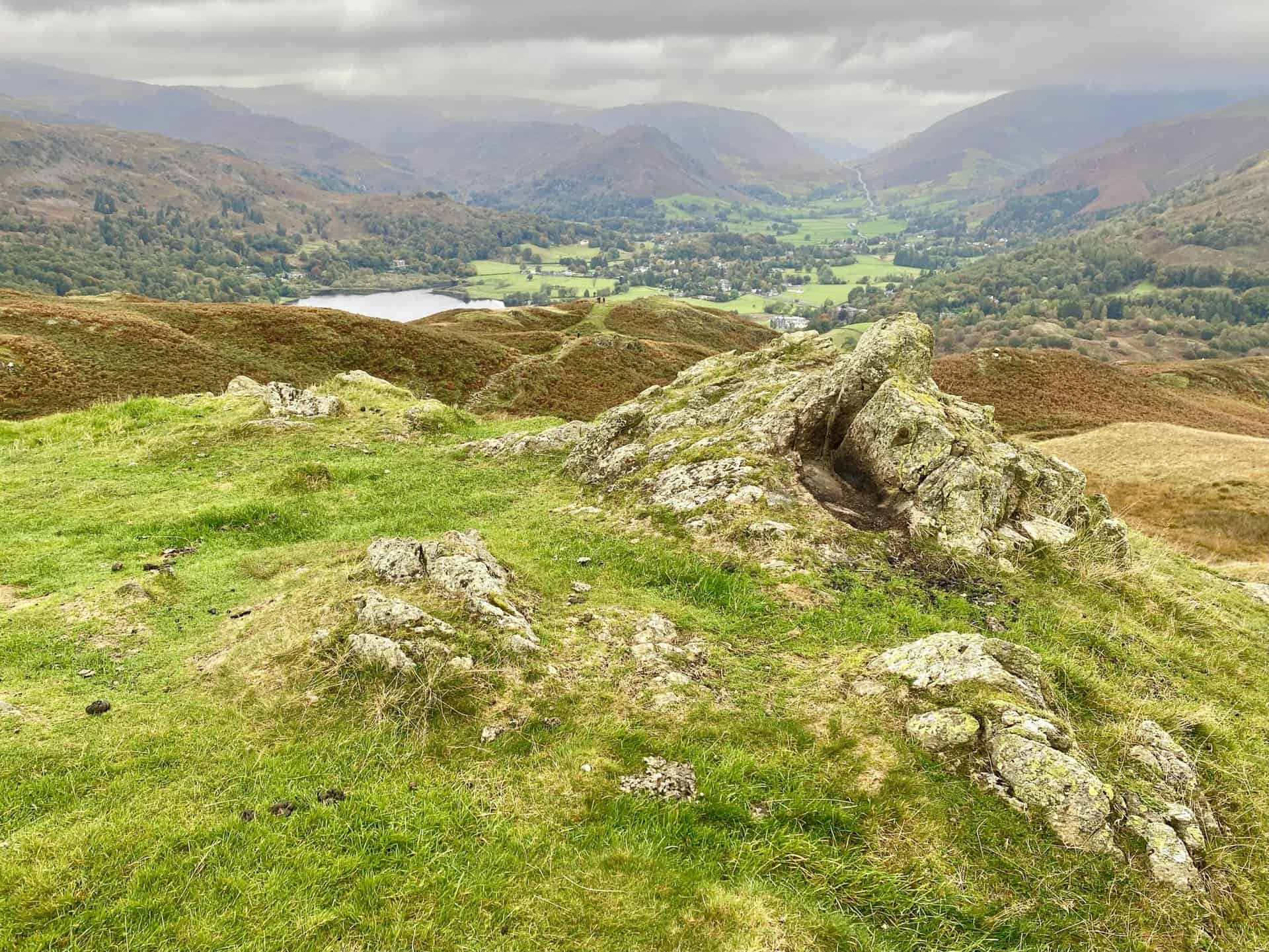 Looking over towards Elterwater (the village) and Great Langdale.