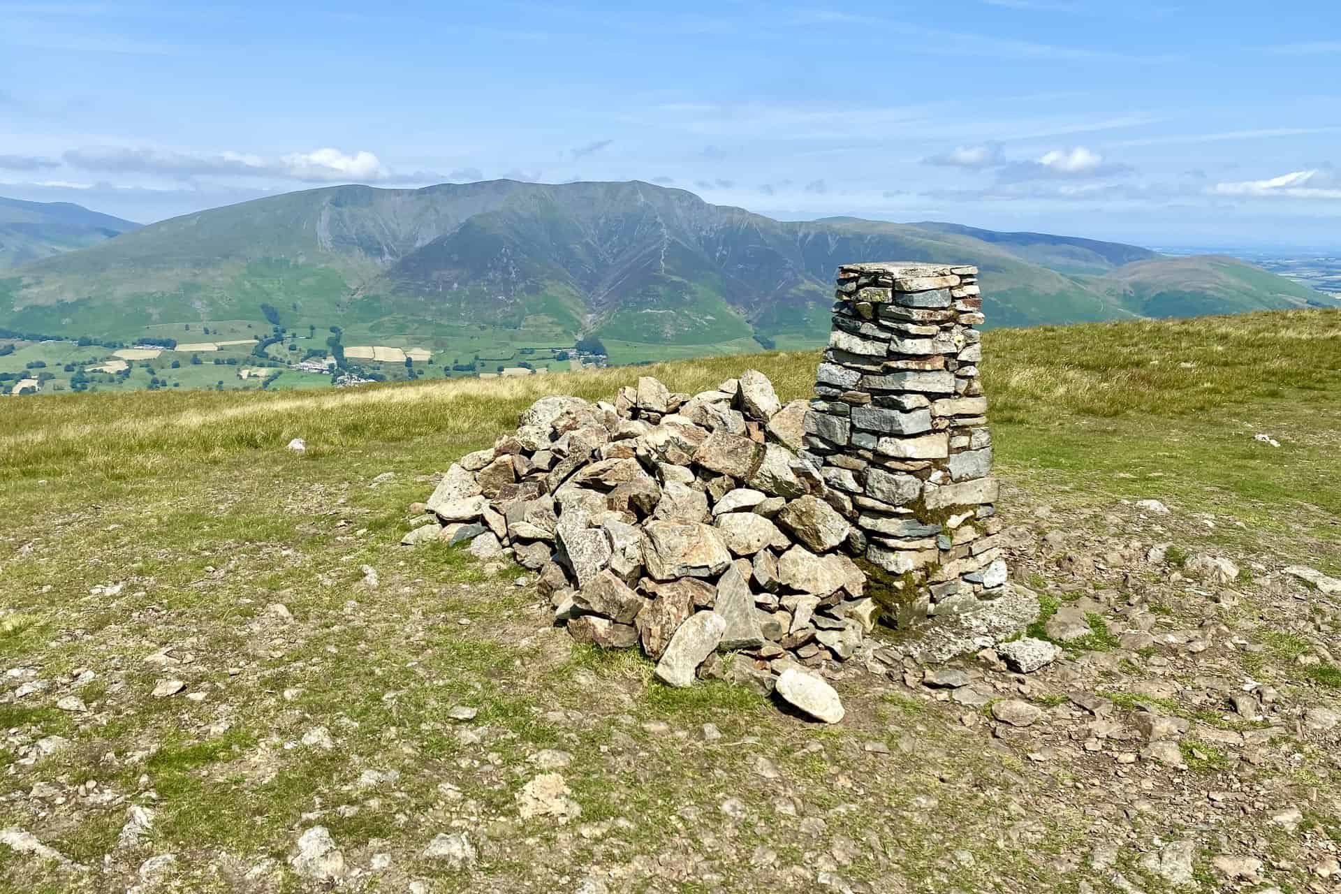 The view of Blencathra from Clough Head.
