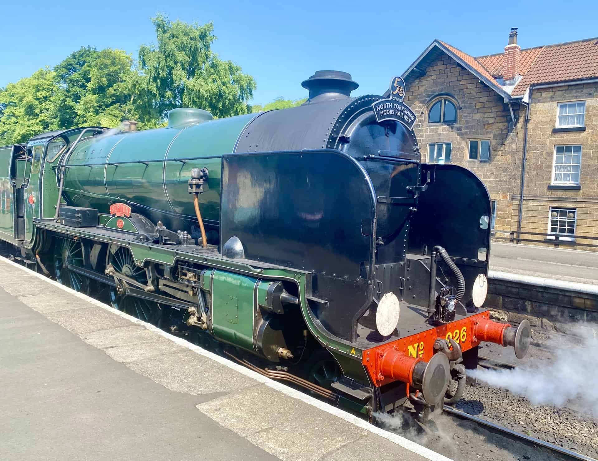 And finally, the heart of the journey, Grosmont Railway Station. An enchanting hub for the North Yorkshire Moors Railway steam trains. The shrill whistle, the puffing steam, the rhythmic chug; it's a sight to behold and a sound to savour. The station teems with life, yet exudes a profound serenity.