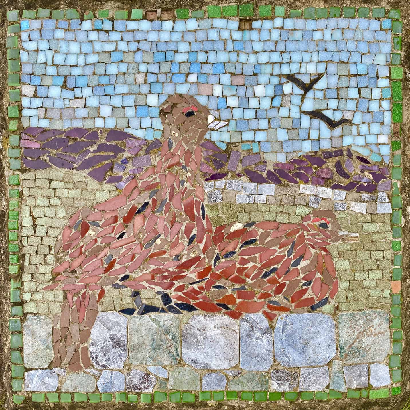 Crackpots Mosaic Trail: Red Grouse.