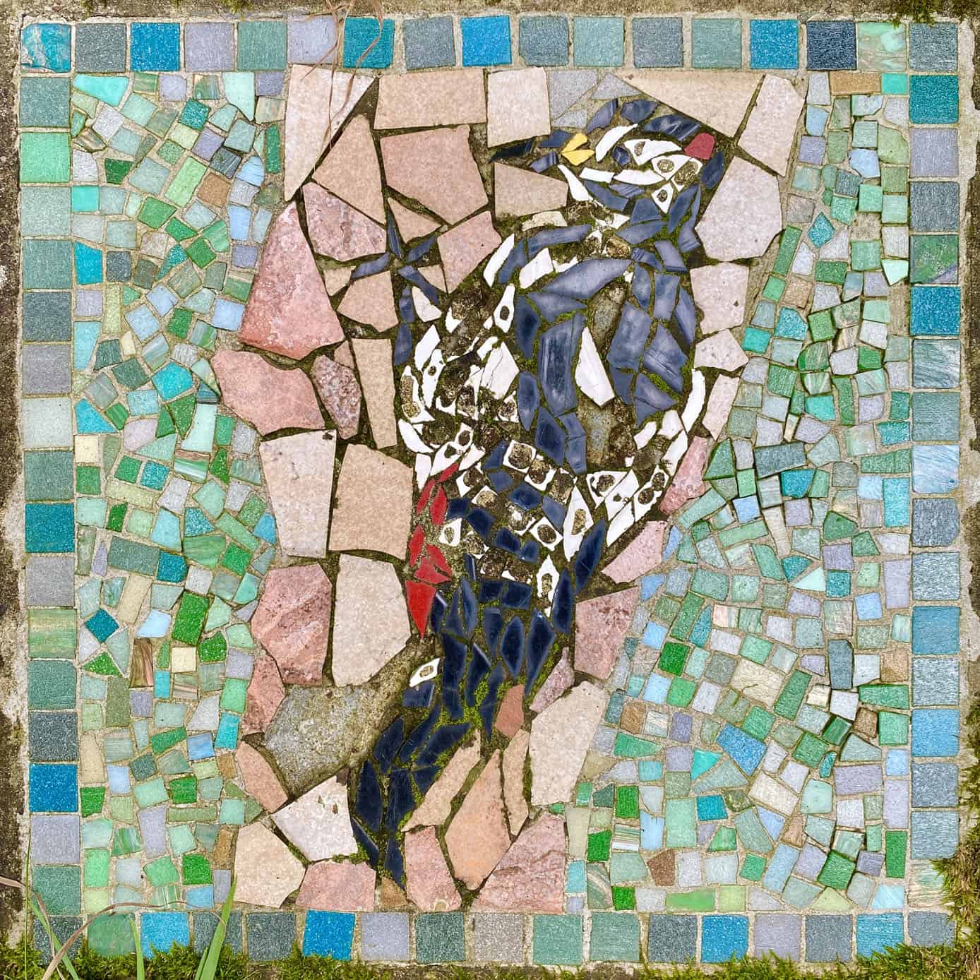 Crackpots Mosaic Trail: Great Spotted Woodpecker.