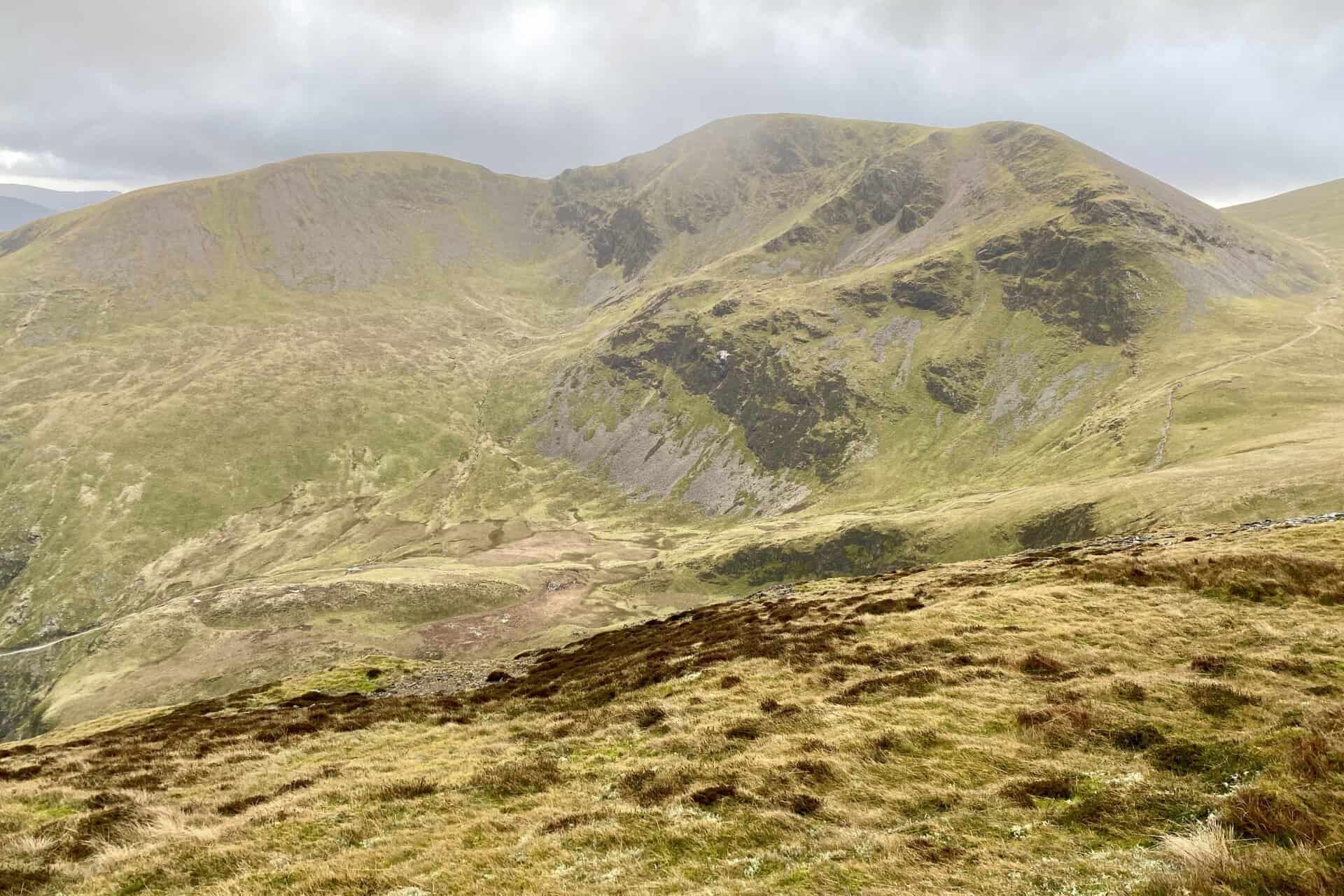Crag Hill (right) and Sail (left).