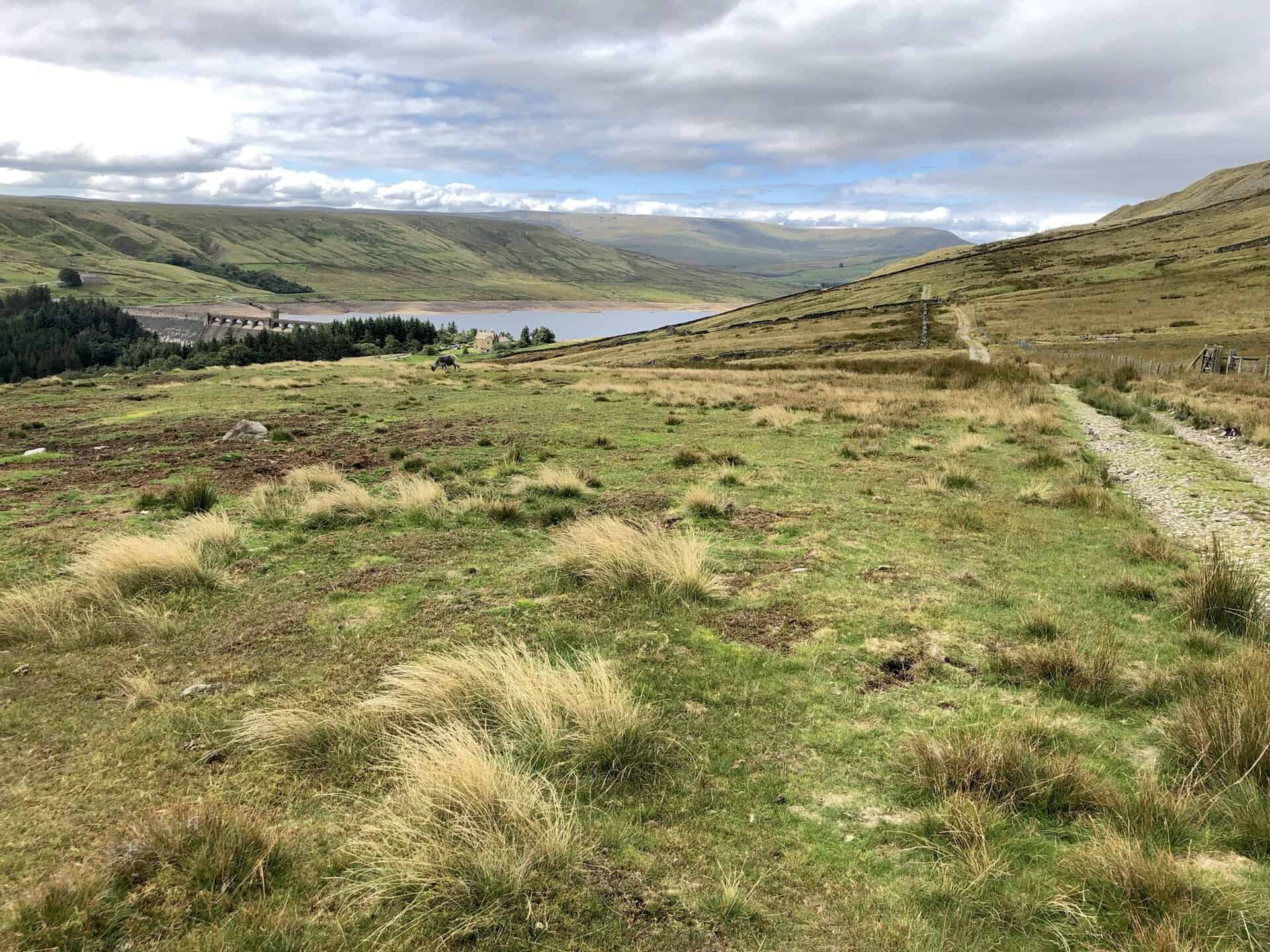 The approach to Scar House Reservoir.