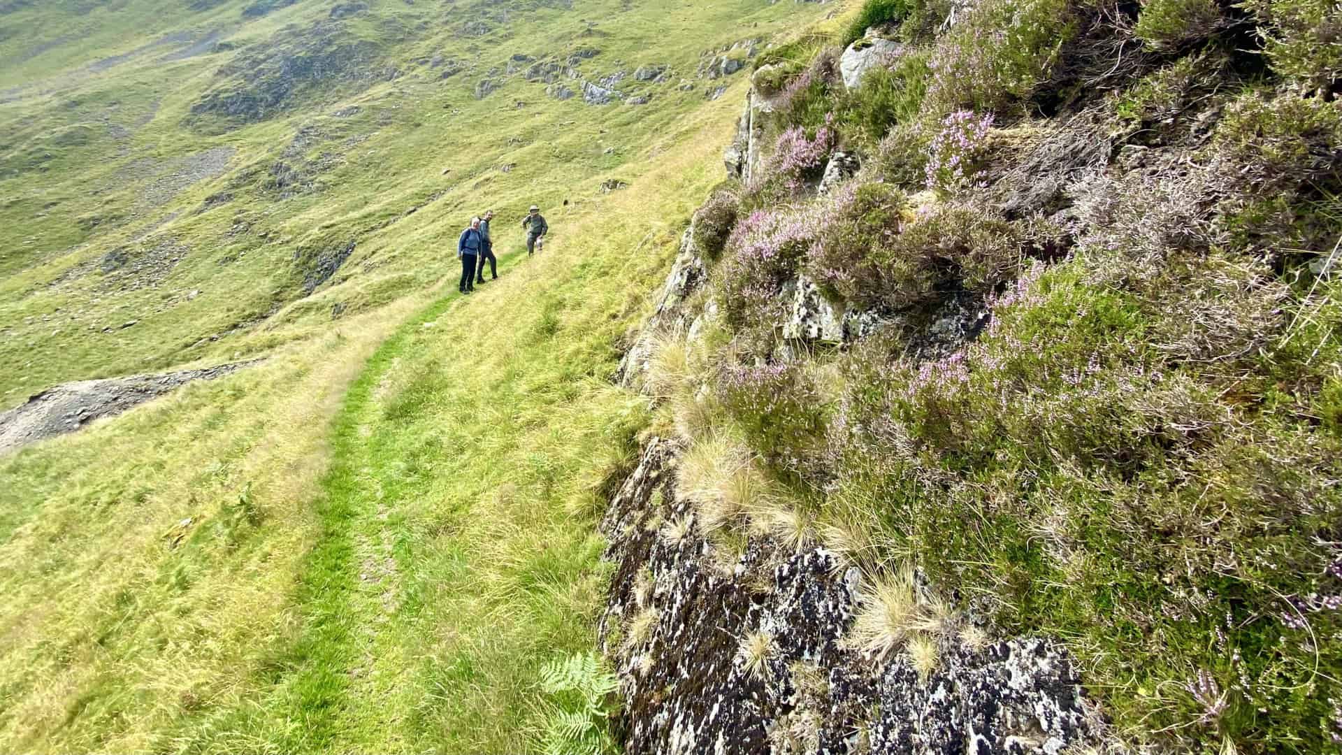 The footpath below Glencoyne Head is comfortable to walk along and easy to navigate.