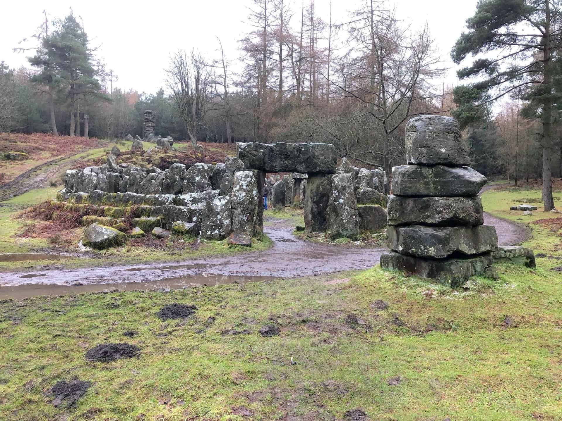 Druid's Temple, about three-quarters of the way round this Masham walk.