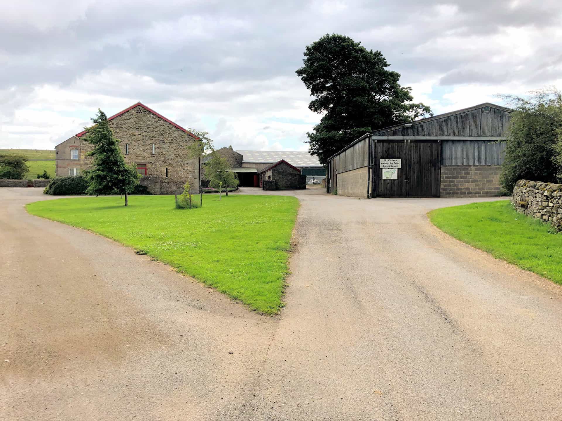 Farm buildings at East Mellwaters.