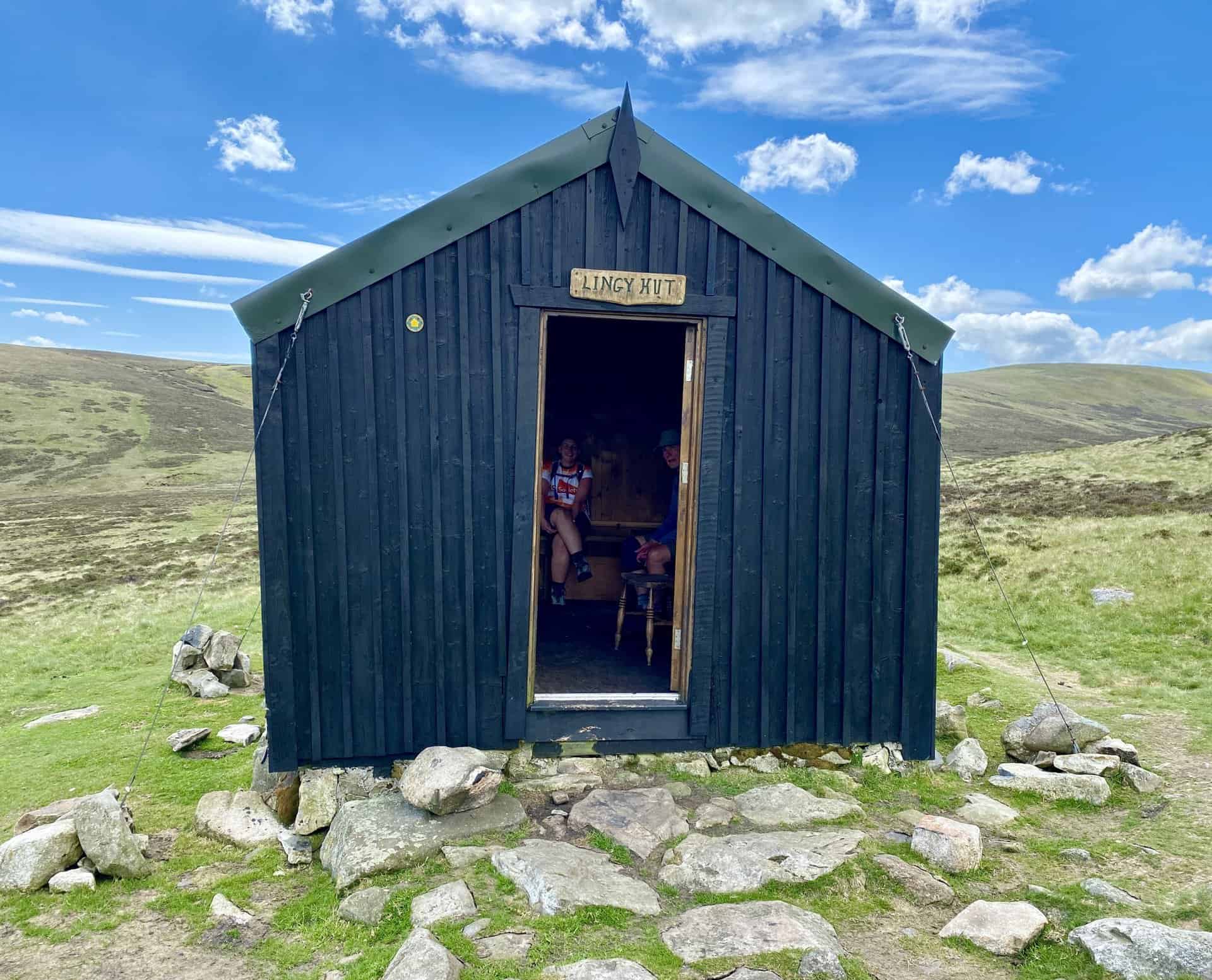 Lingy Hut, a bothy on the Cumbria Way between Coomb Height and High Pike. The last time I was here the area was covered in deep snow and the bothy provided a very welcome shelter and resting place. The bothy marks the halfway point of this Carrock Fell walk.