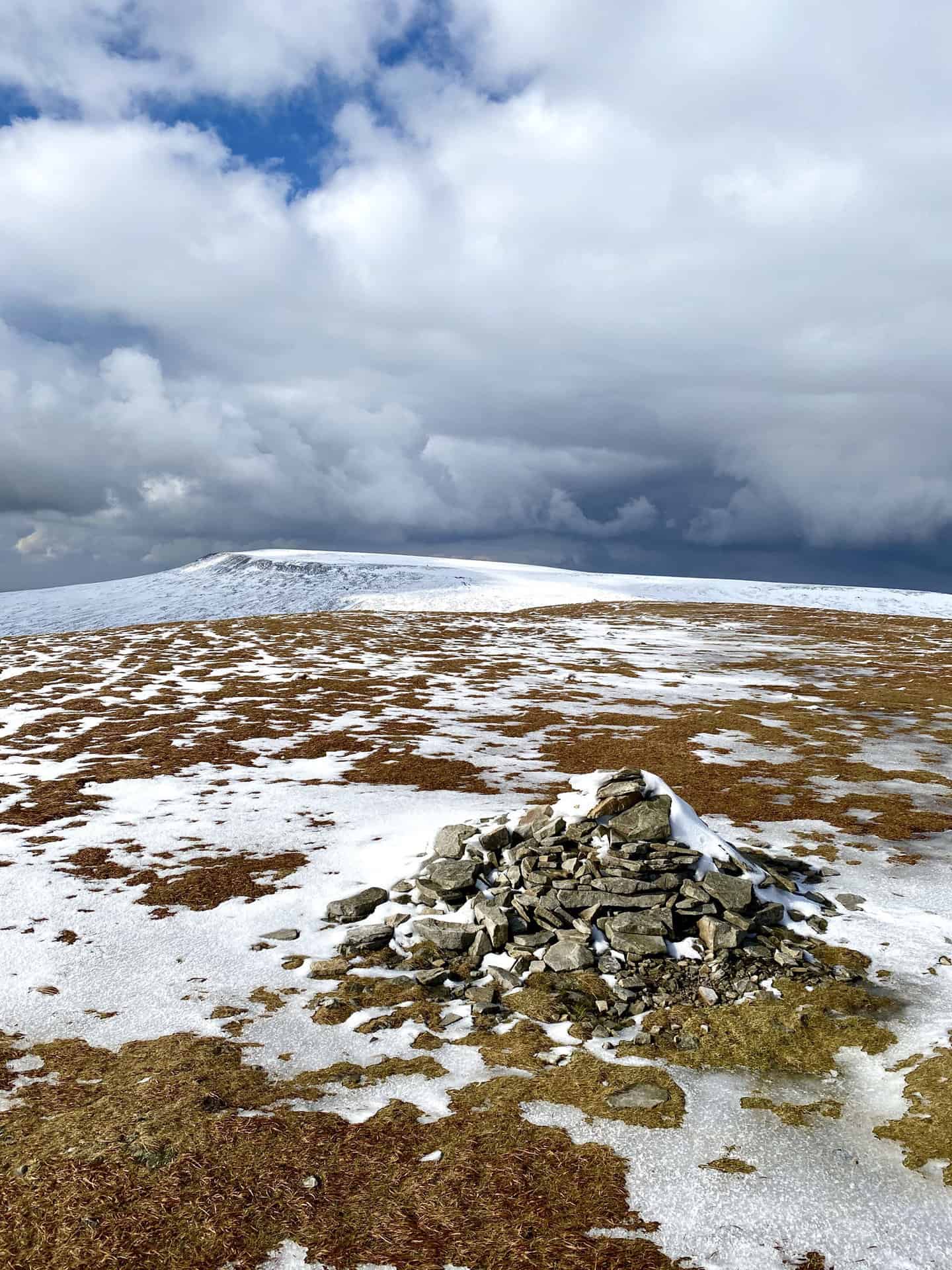 The summit of Little Dun Fell, height 842 metres (2762 feet).