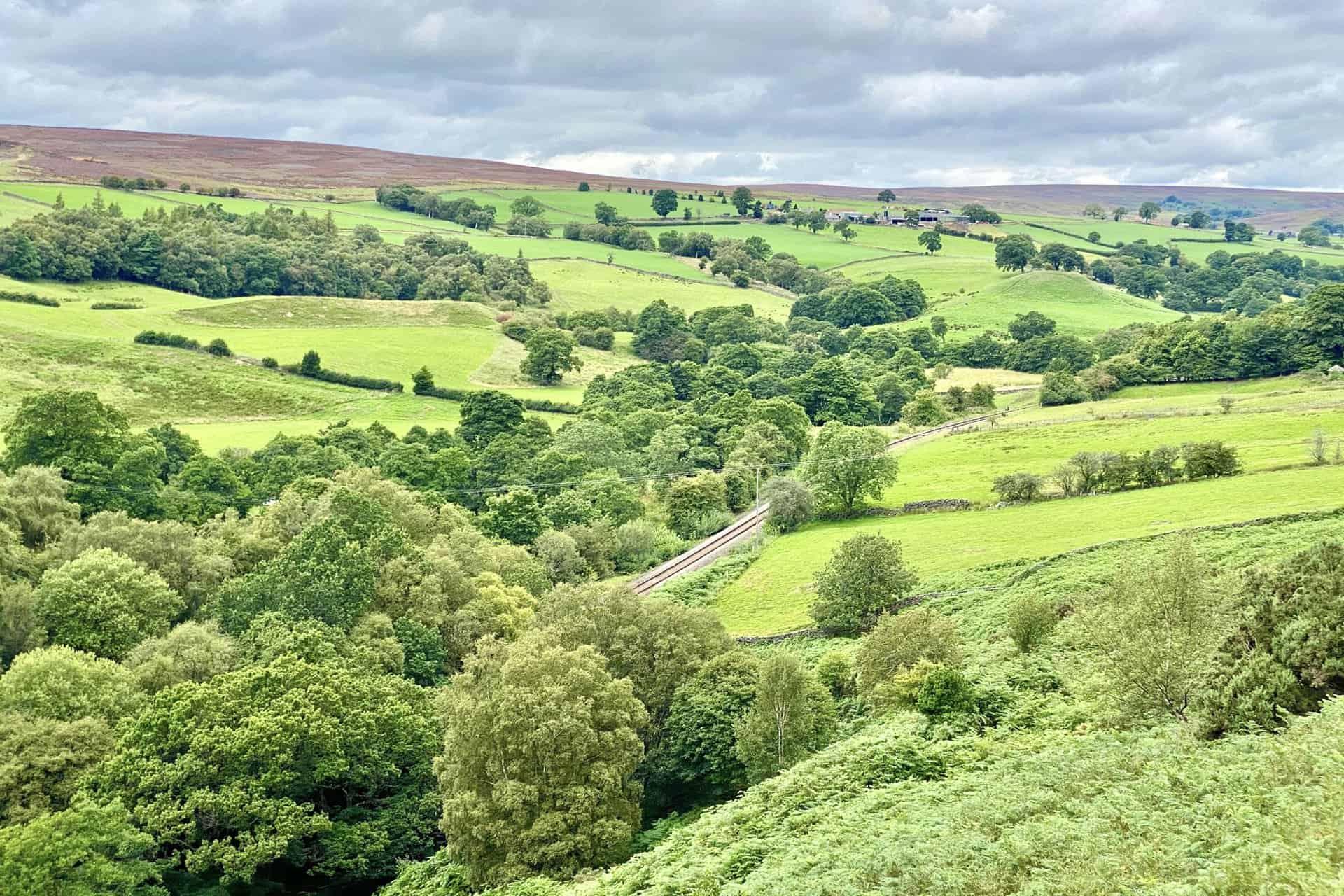 The Esk Valley Railway between Commondale and Castleton.