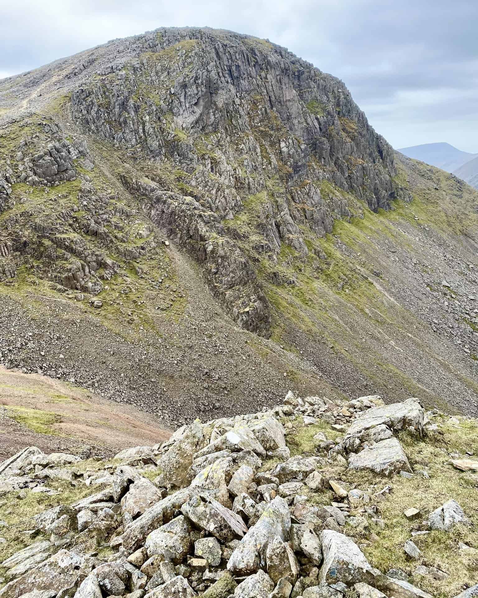 Gable Crag on the north face of Great Gable.