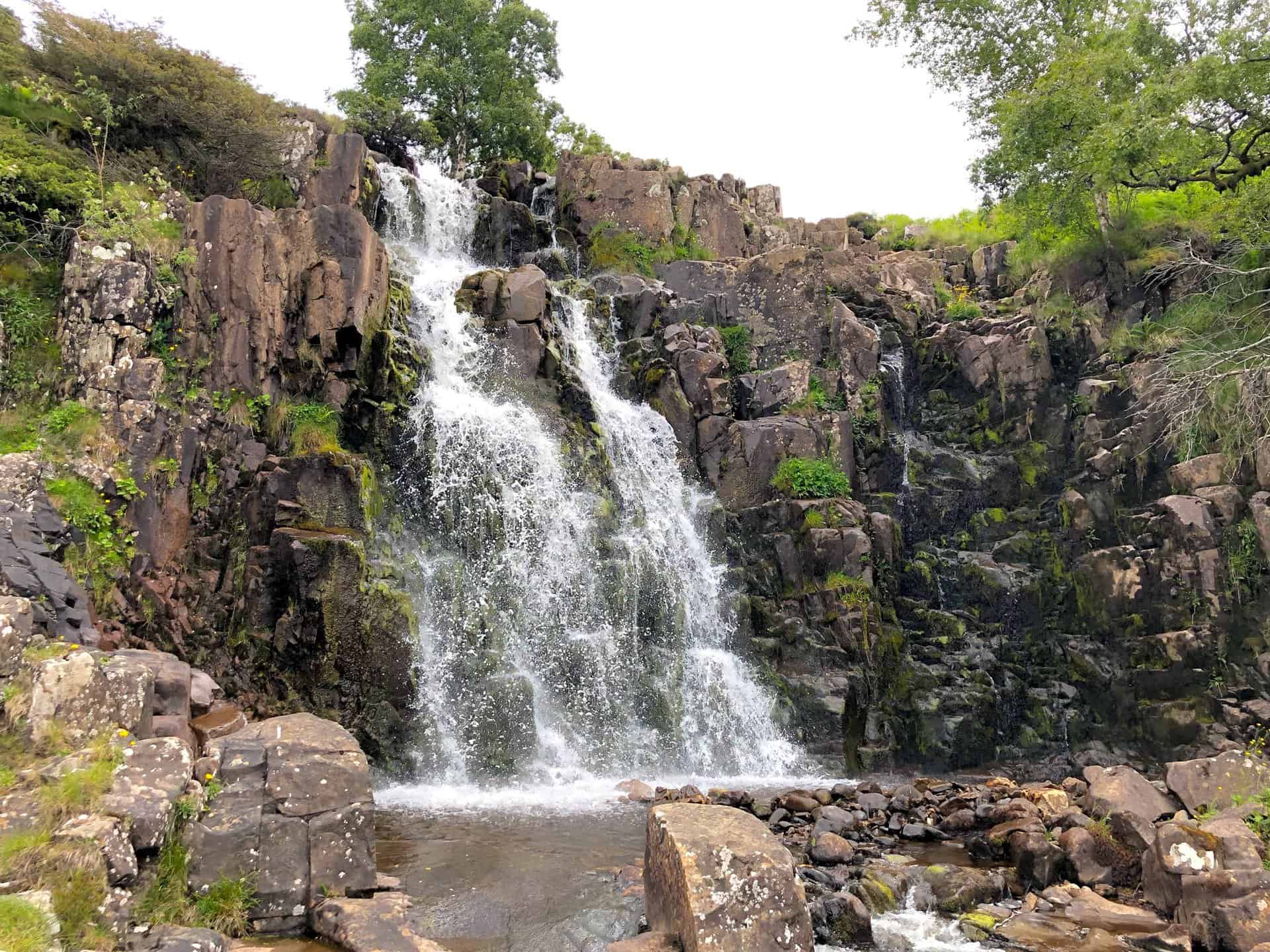 Bleabeck Force, a captivating waterfall where Blea Beck tumbles down in a series of cascades.