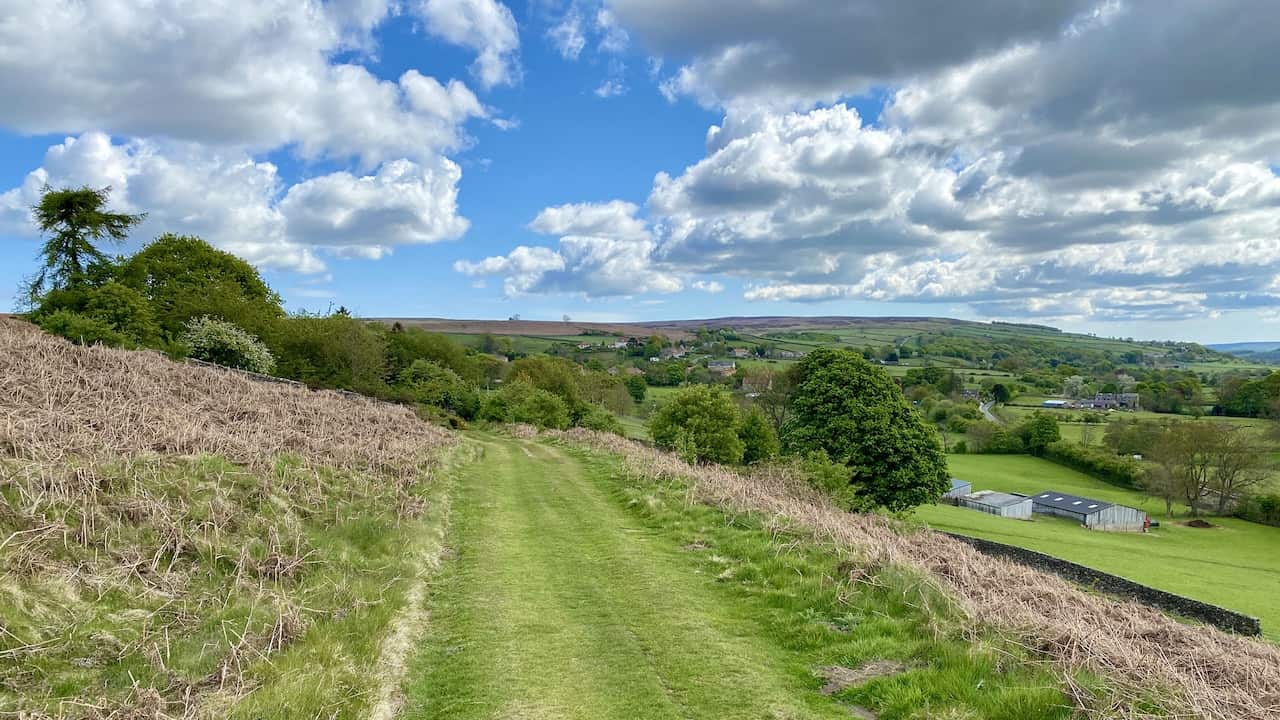 The view east from the Esk Valley Walk towards the village of Danby. Of all the circular walks in Yorkshire, this one holds a special place in my heart.