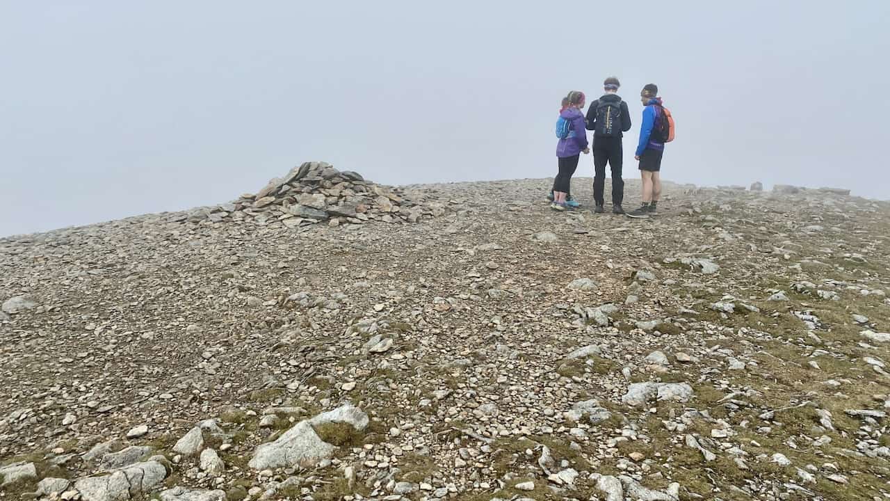 The Lower Man summit, height 925 metres (3035 feet).