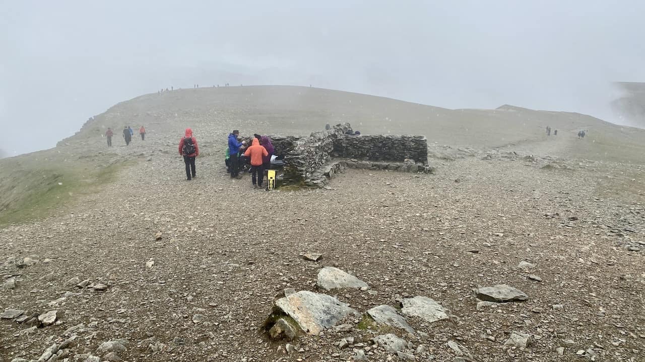 It's busy as usual on Helvellyn, but it's one of the many highlights of any Helvellyn circular walk.