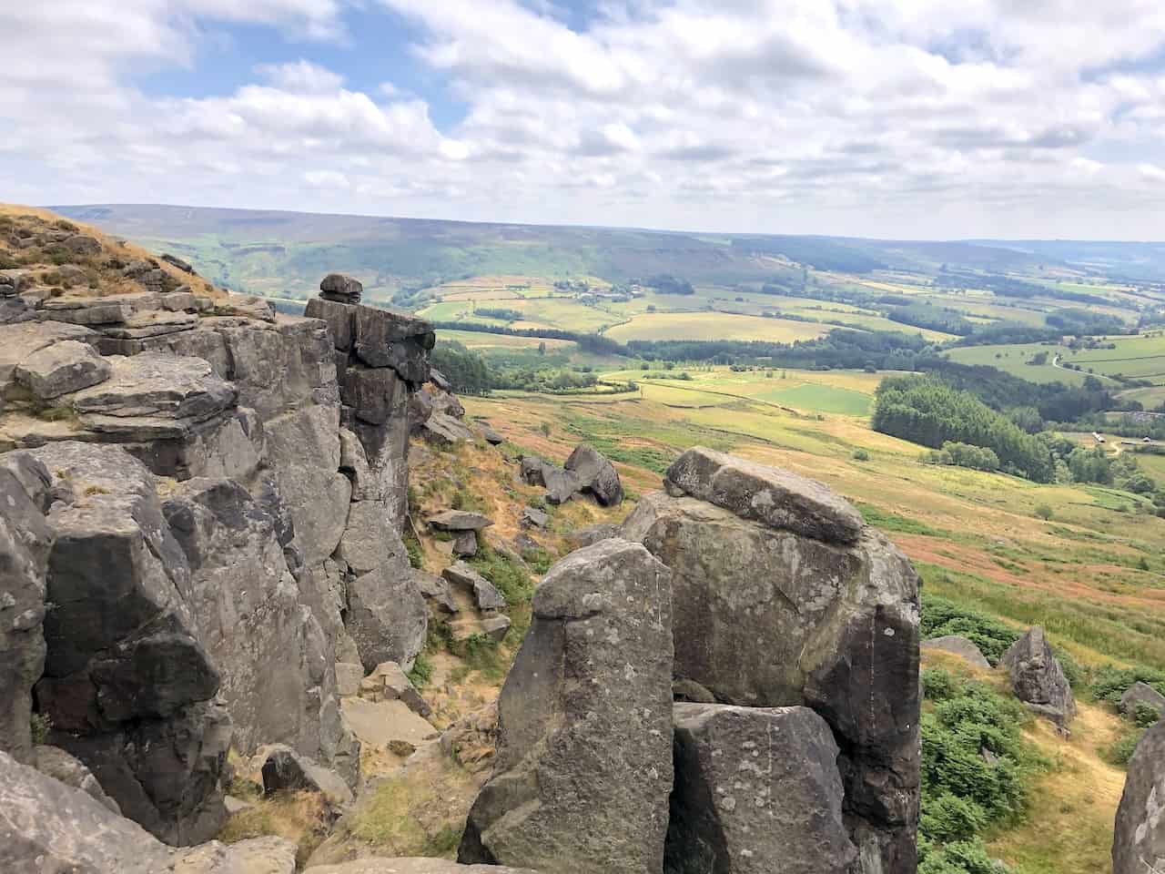 A full 360° panorama awaits at the Wainstones, offering spectacular views that stretch out in every direction.