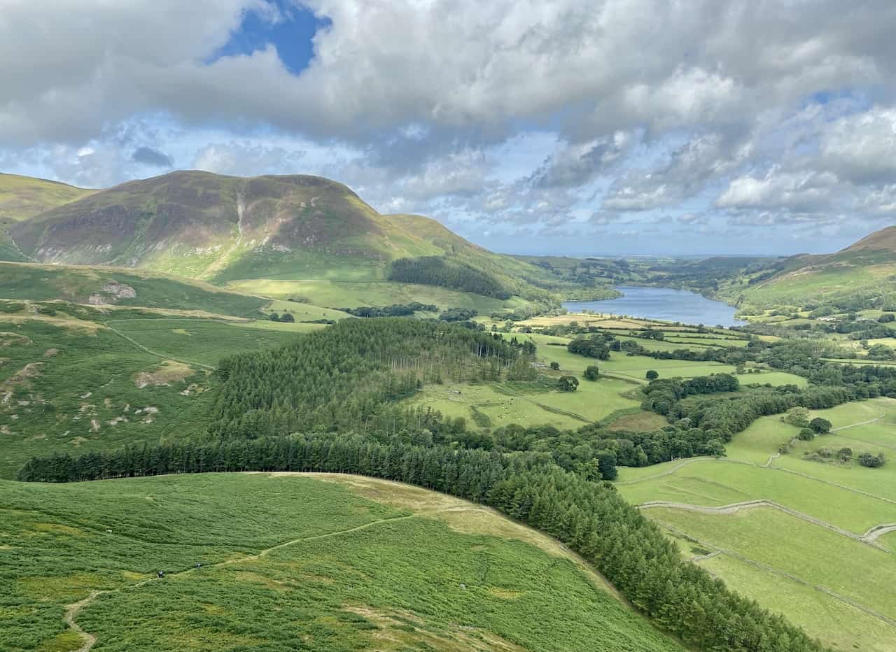Carling Knott and Burnbank Fell on the south-western side of Loweswater.