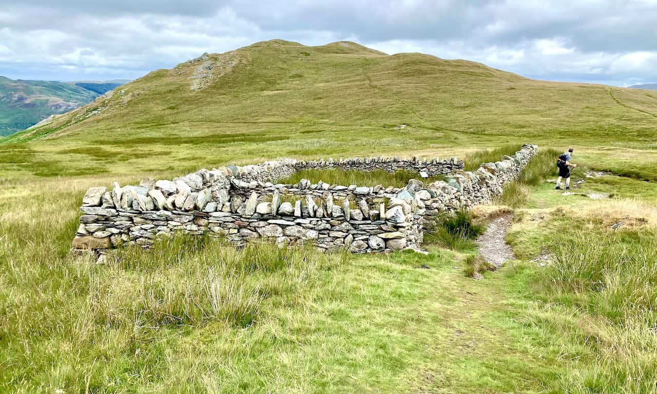 The Low Moss Sheepfold was restored by Dalemain Estates in conjunction with West Martindale Commoners Group and Natural England.