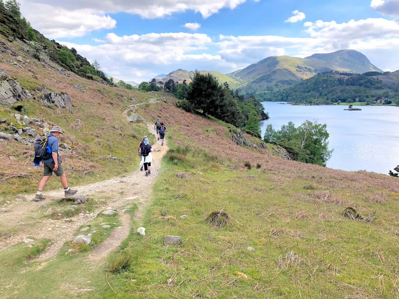 Heading south on the Ullswater Way.