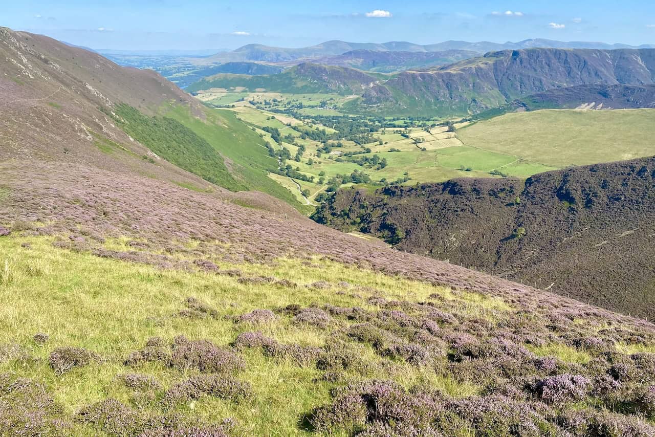 Looking down upon Newlands from the Knott Rigg / Ard Crags ridge.