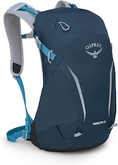 The Osprey Hikelite backpack combines lightweight design with practical features, including a breathable mesh back panel, soft webbing straps, and stretch mesh water bottle pockets. With zipped storage and an organiser compartment, it is ideal for day hikes and outdoor use.