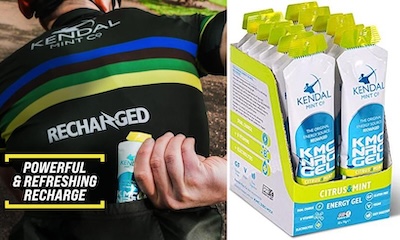 Kendal Mint Co energy gels deliver 27g of fast-absorbing carbohydrates plus electrolytes and B vitamins for improved performance. Vegan, gluten free, and Informed Sport certified, these caffeine-free gels are refreshing, easy to digest, and ideal for running, cycling, and endurance.