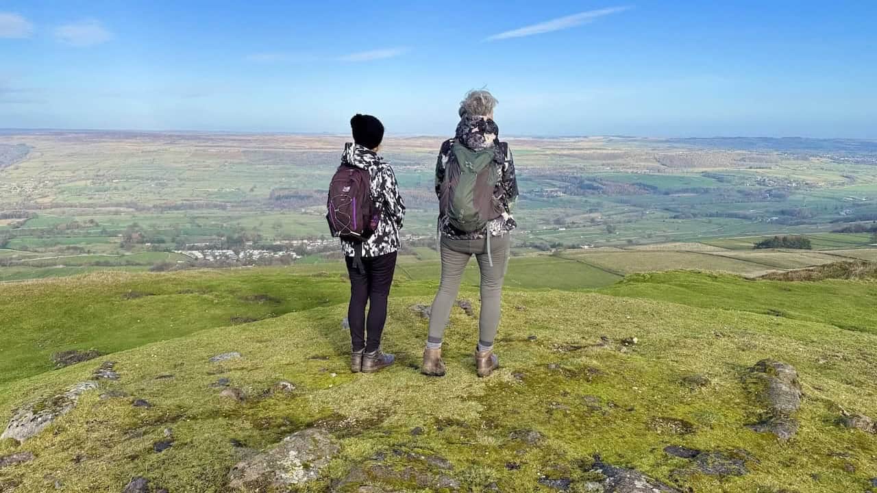 Ridge-top views across Wensleydale on the Penhill walk from West Witton.