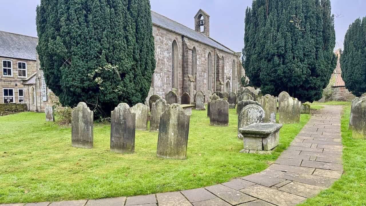 Old railway line and valley scenery on the Rosedale walk in the North York Moors.