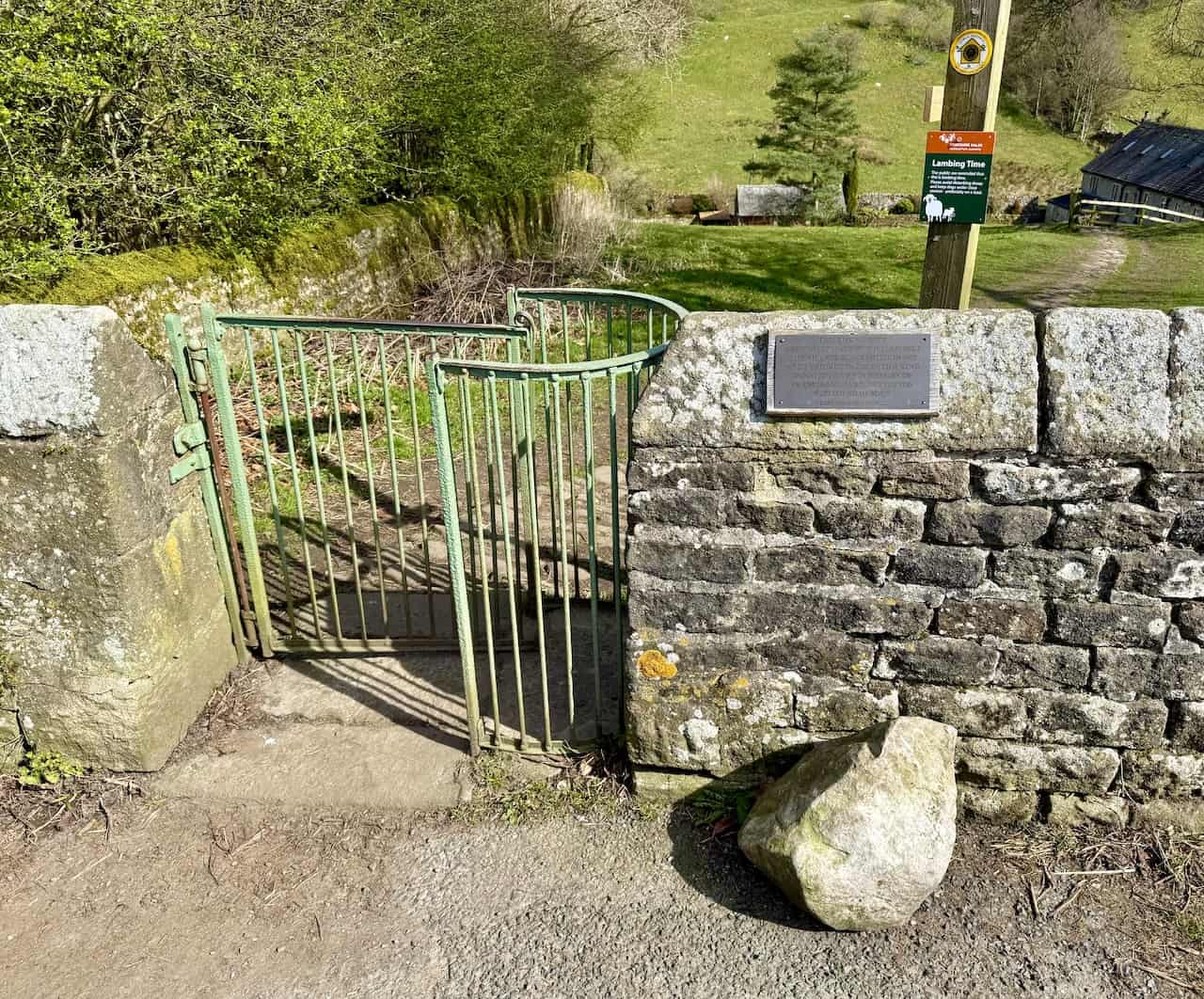 Mill Lane kissing gate.