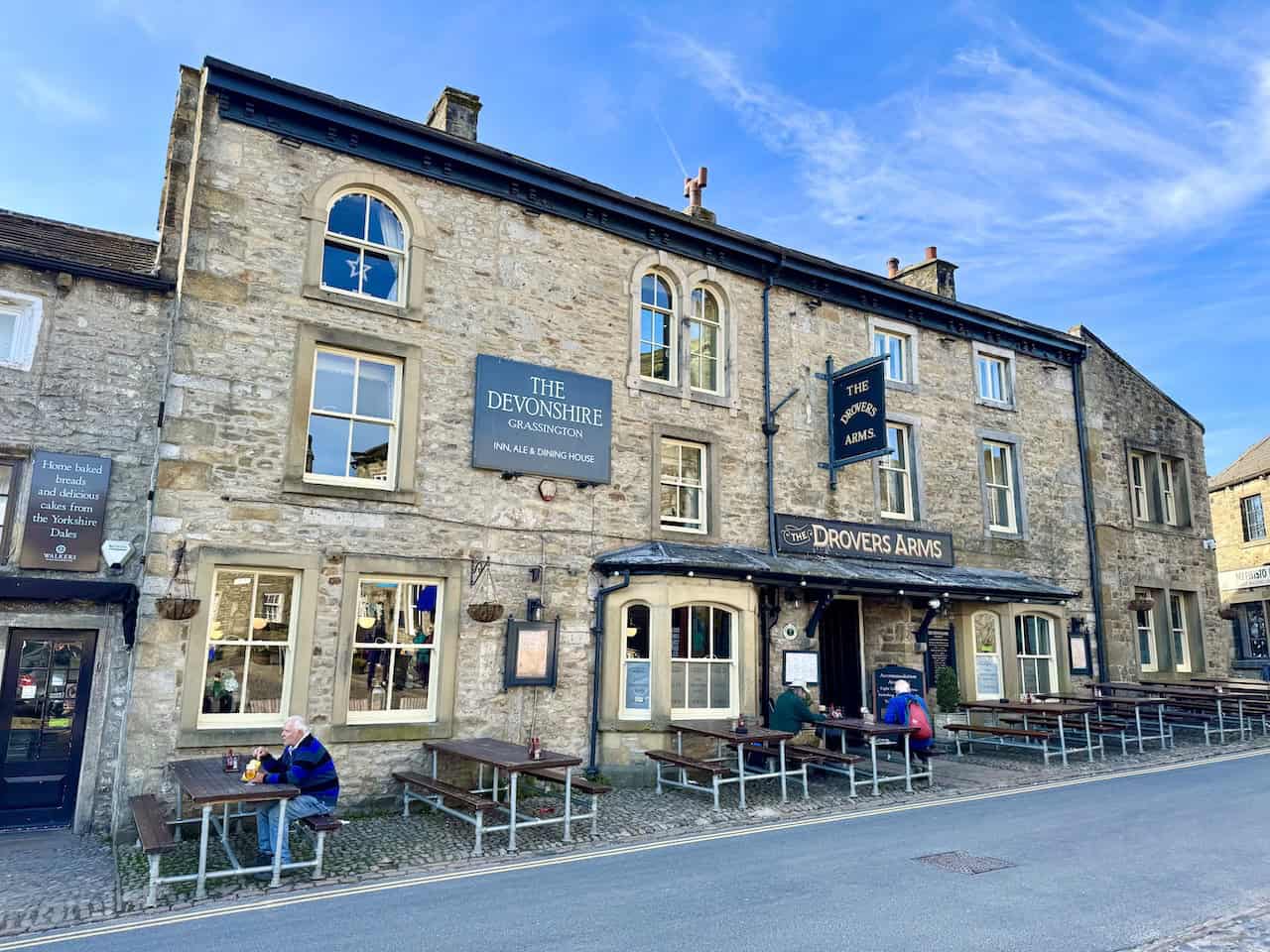 The Devonshire Arms in Grassington, a great end to the Grassington Hebden circular walk.