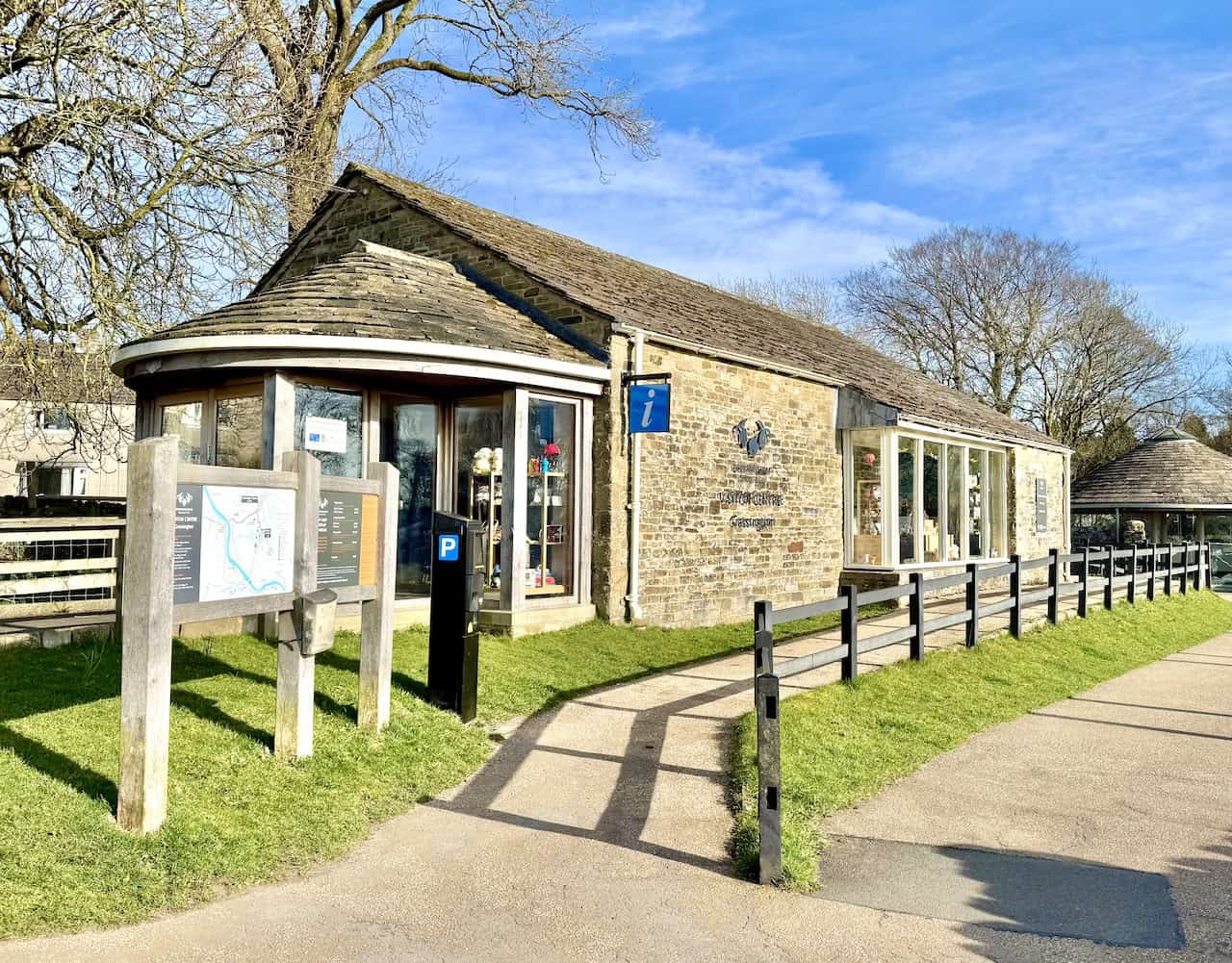 Yorkshire Dales National Park Visitor Centre at the start of the Grassington Hebden circular walk.