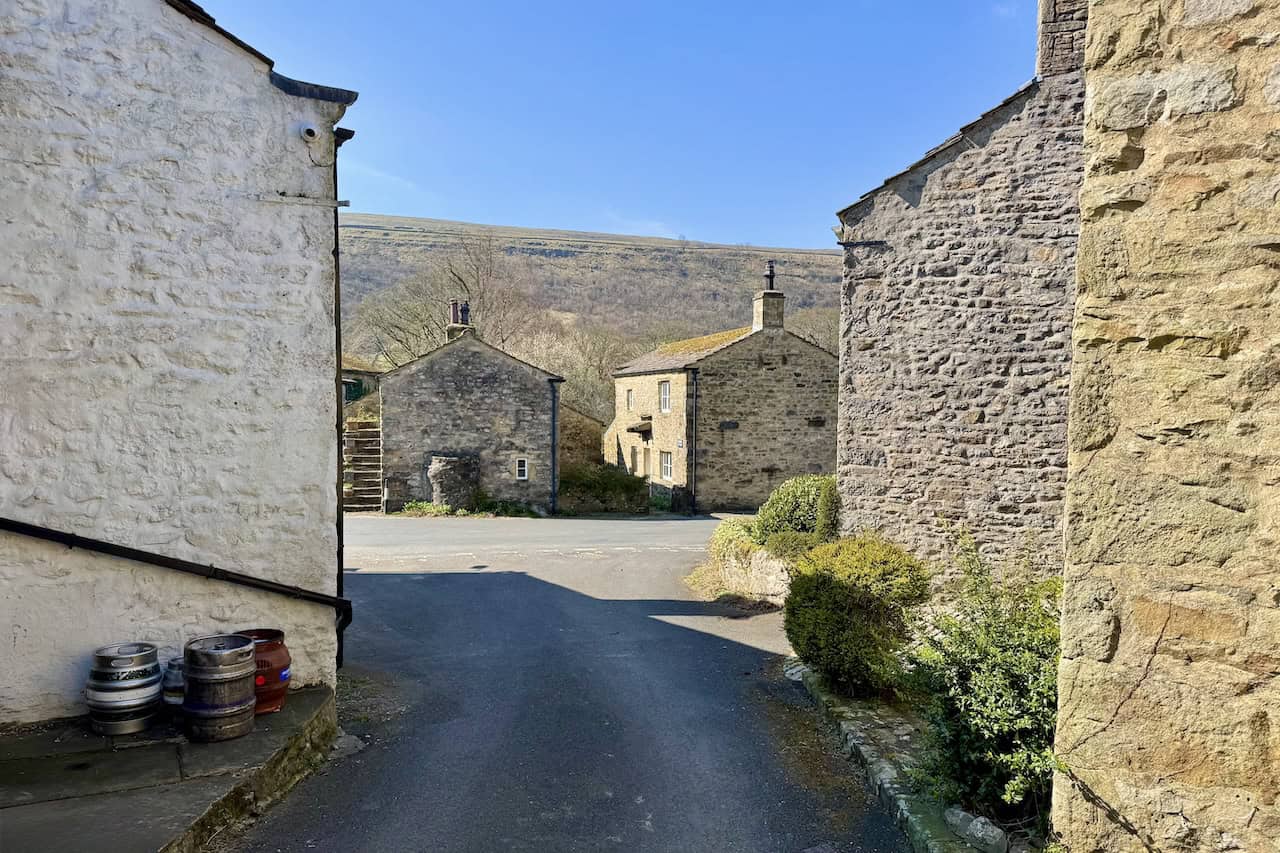 Picturesque cottages in Starbotton along traditional walks in Wharfedale.