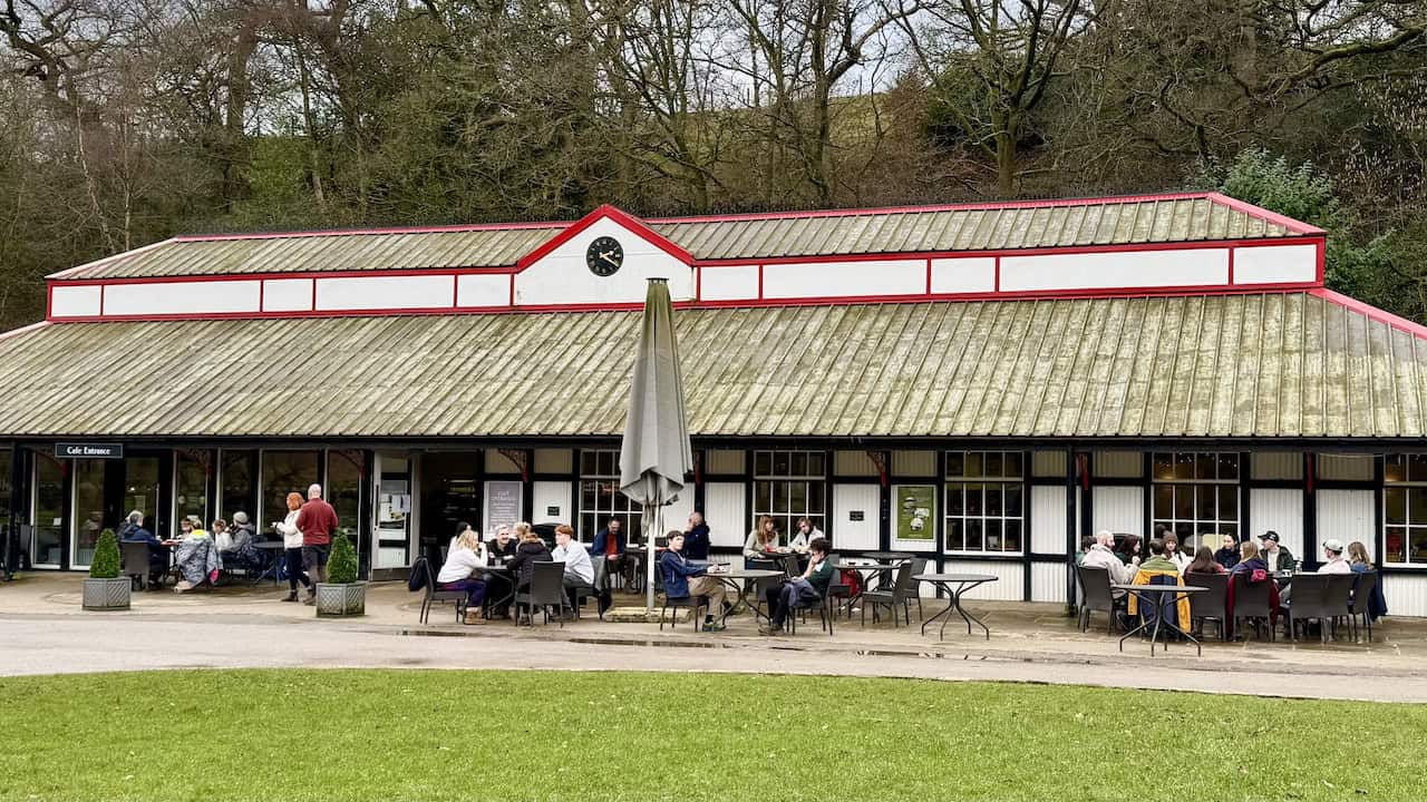 Cavendish Pavilion riverside café on the Bolton Abbey Estate.