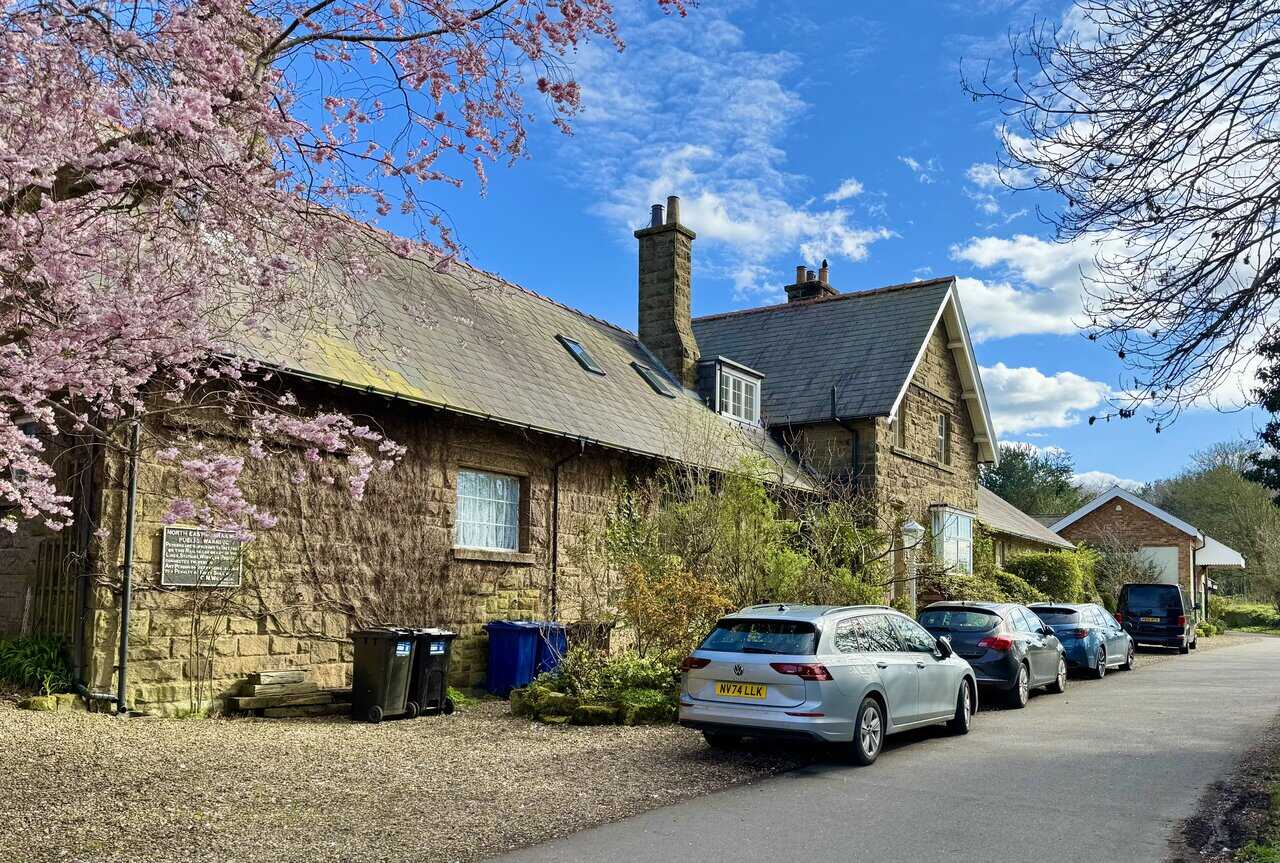 Former Cloughton Station beside the Cloughton Wyke walk, now converted into bed and breakfast accommodation while retaining its historic railway character.