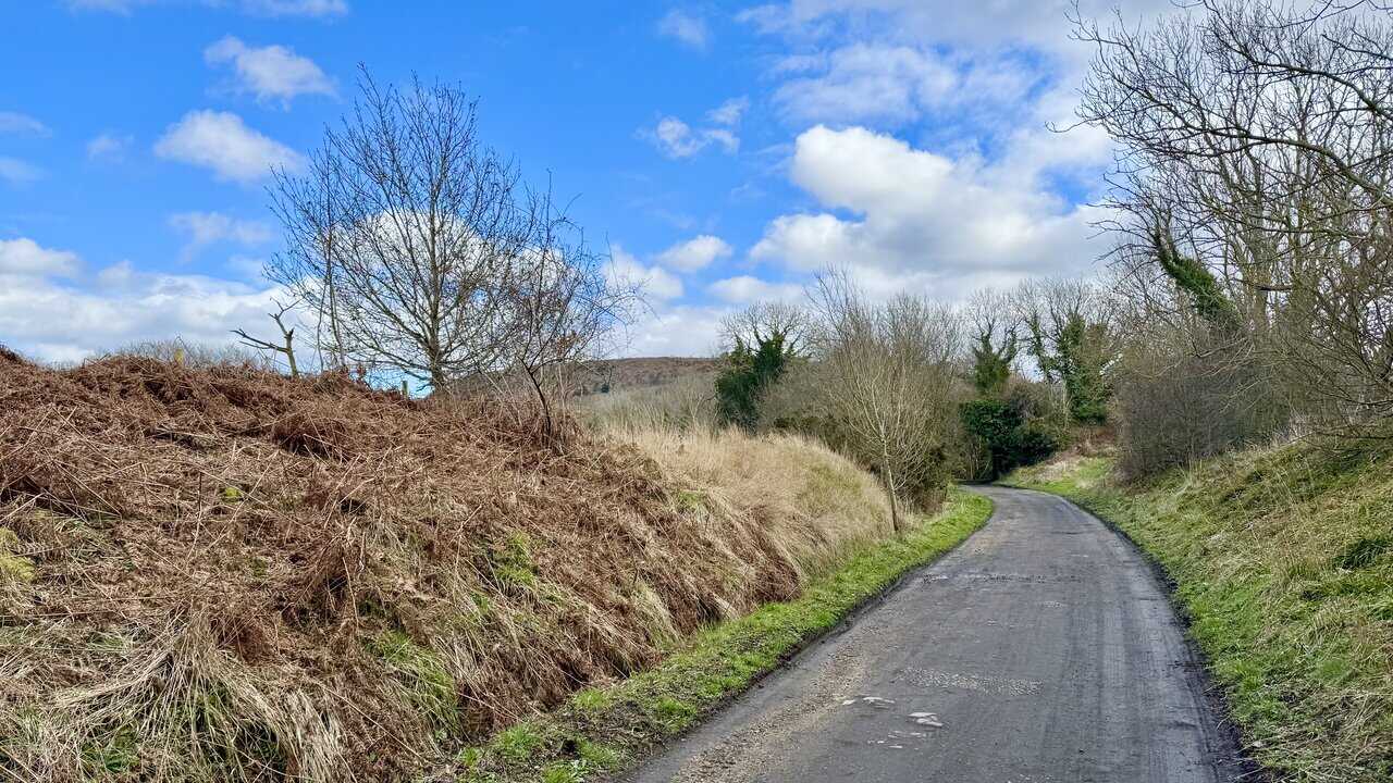 The Cinder Track following the line of the old Scarborough to Whitby railway through the North Yorkshire countryside.