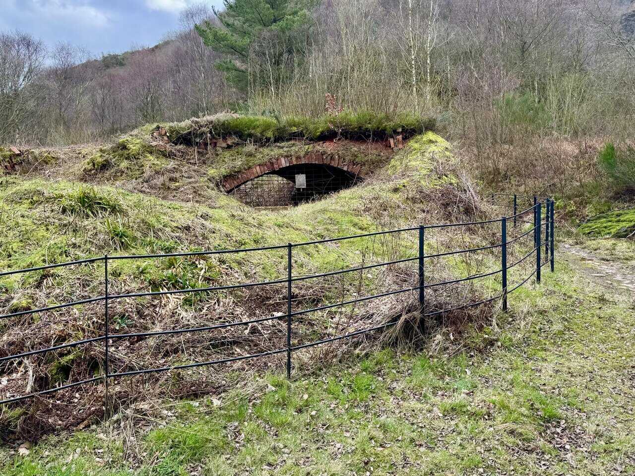 Site of the former Ravenscar resort development, with open clifftop land linked to the abandoned vision for a grand seaside town.