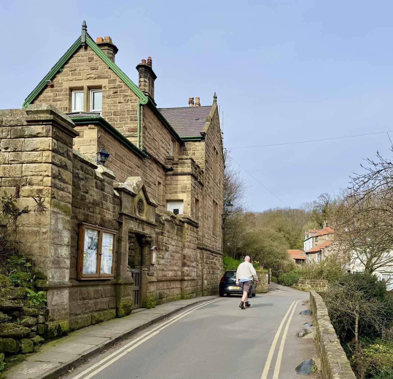 Beckfield, the former police station, on the Robin Hood's Bay walk in the upper village.