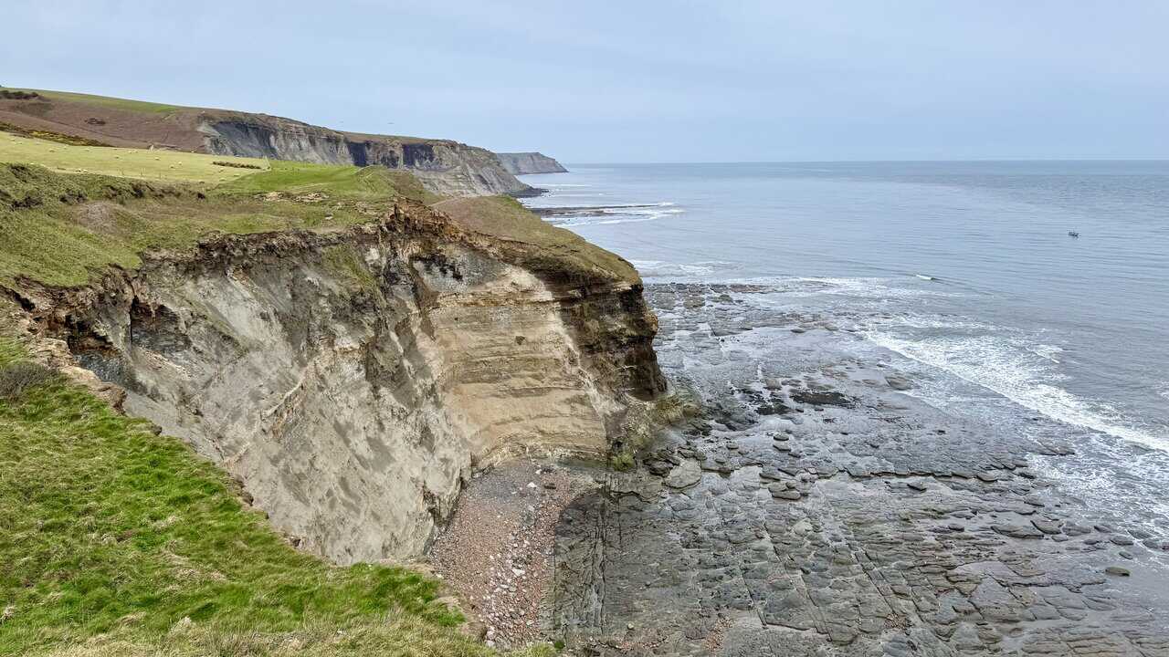 Jagged headlands, layered cliffs and broad rock platforms near Craze Naze.