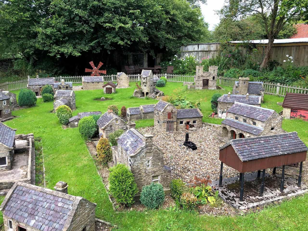 The model village at Ryedale Folk Museum, offering visitors a scaled overview of the historic buildings and rural landscape that make up this remarkable open-air living history museum in Hutton-le-Hole.
