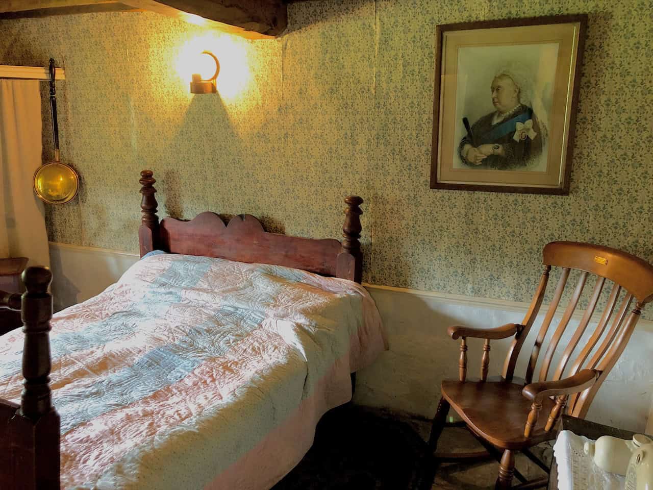 The working kitchen range inside White Cottage at Ryedale Folk Museum, a Victorian cruck-framed cottage from Harome where baking demonstrations give visitors a hands-on connection to the daily routines of a 19th-century labouring family.