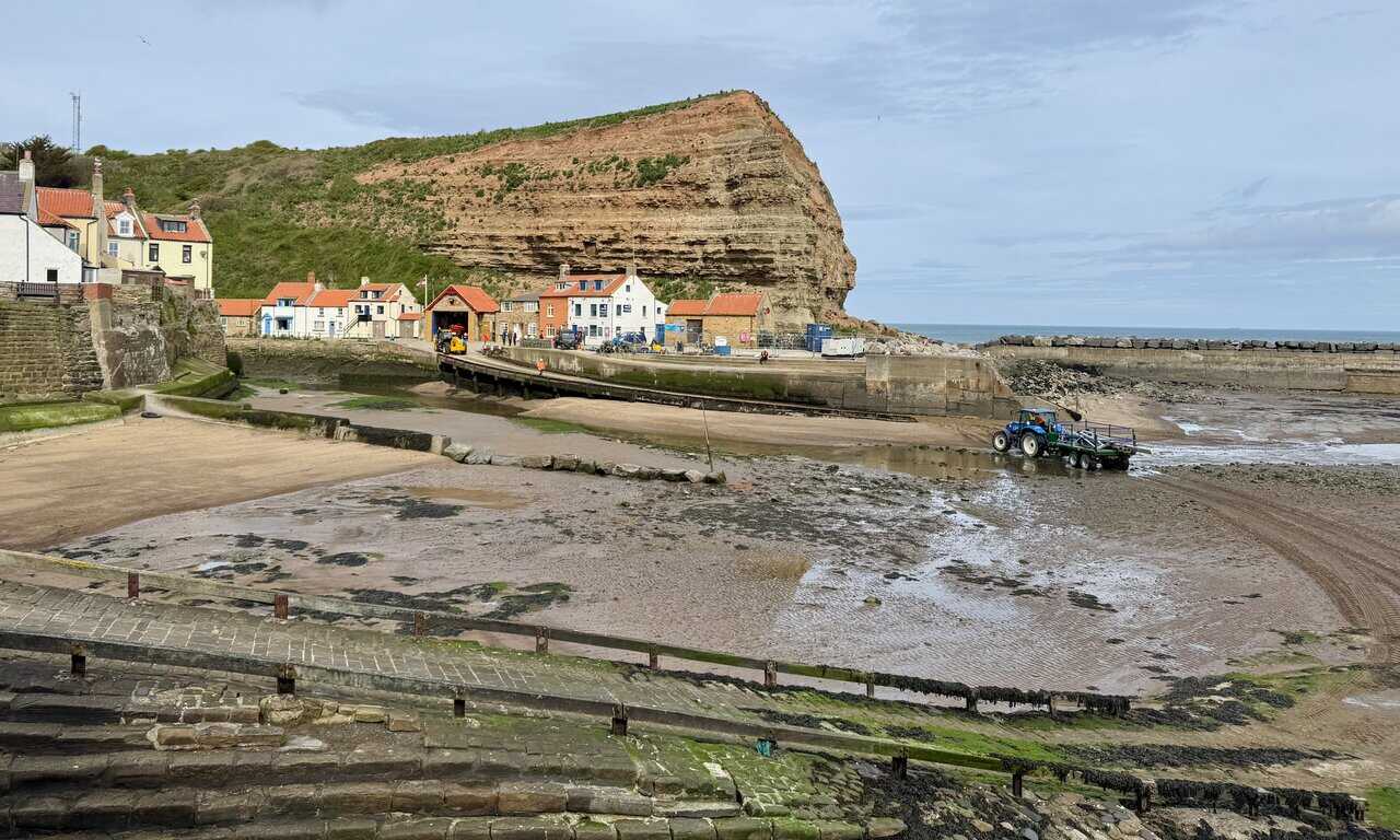 Staithes Harbour is one of the highlights of the Runswick Bay circular walk.