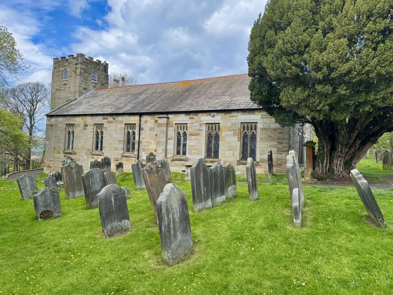 St Hilda’s Church stands in a peaceful churchyard in Hinderwell.