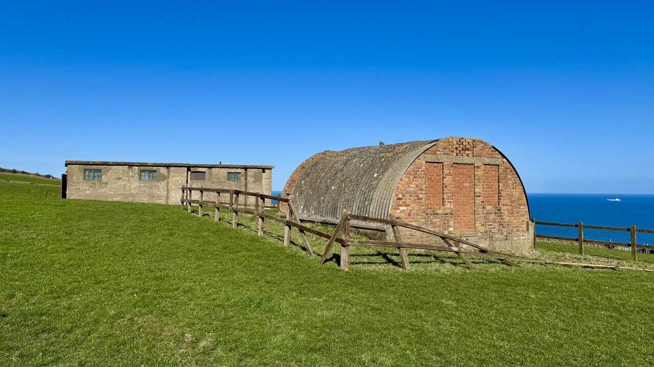 At the Ravenscar World War II Radar Station, the surviving buildings tell a compelling story of coastal defence; opened in early 1942, the station formed part of a chain of installations built to detect an approaching enemy fleet, with information passed to the Naval Plotting Room at Immingham.