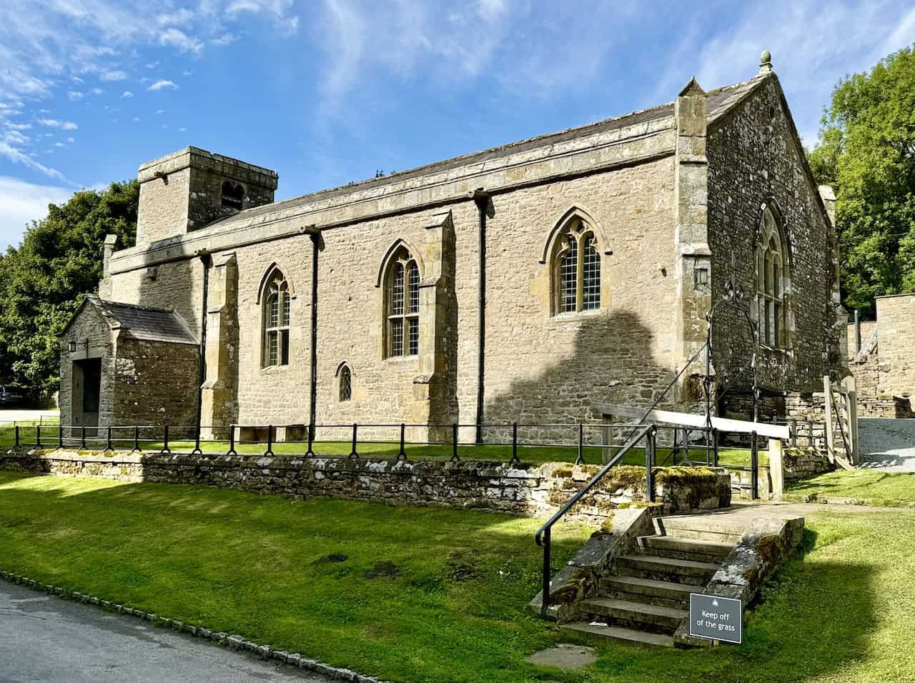 The modest stone church of St Oswald's, with its simple tower, has stood beside Bolton Castle since the 1320s, making it older than the castle itself.